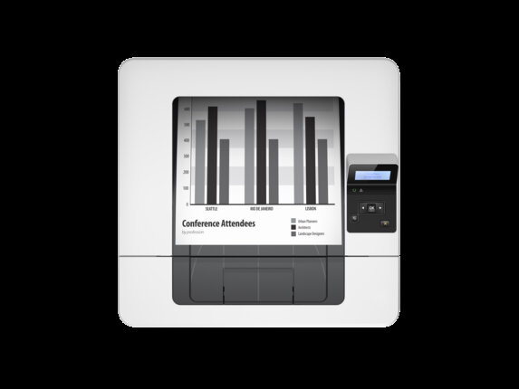HP LaserJet Pro M402dn printer — compatible cartridges available